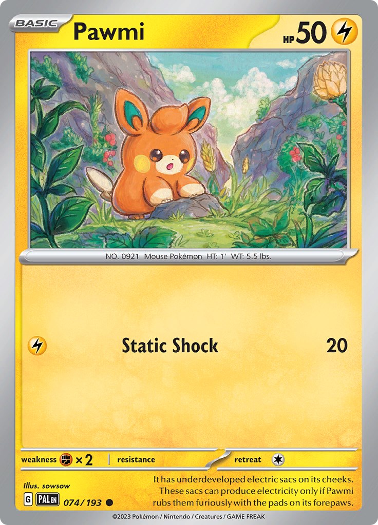 Pawmi [074/193] [Paldea Evolved] Reverse Holofoil