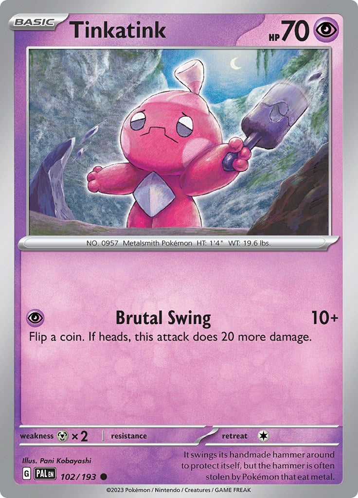 Tinkatink - 102/193 [102/193] [Paldea Evolved] Reverse Holofoil