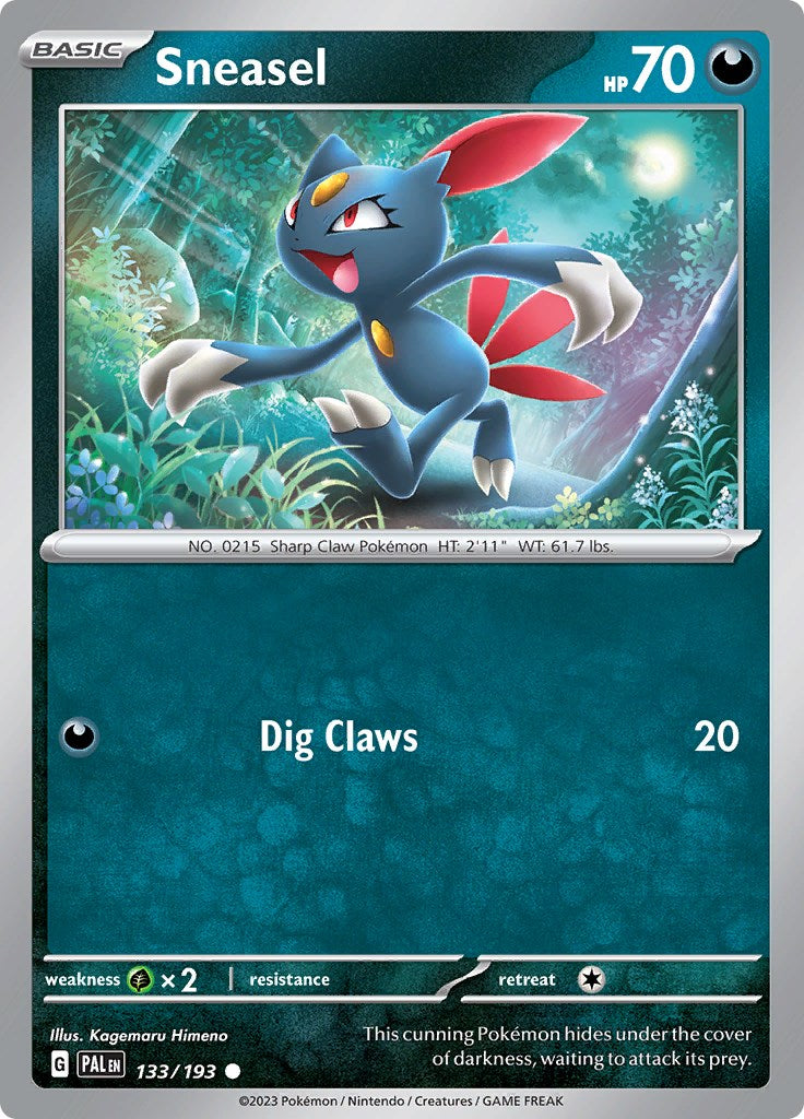 Sneasel [133/193] [Paldea Evolved] Reverse Holofoil