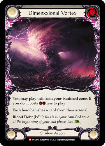 Dimenxxional Vortex [DTD171] (Dusk Till Dawn)  Rainbow Foil
