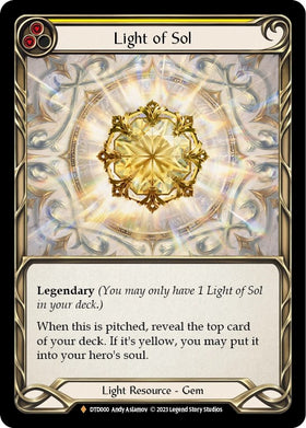 Light of Sol [DTD000] [Dusk till Dawn] Rainbow Foil