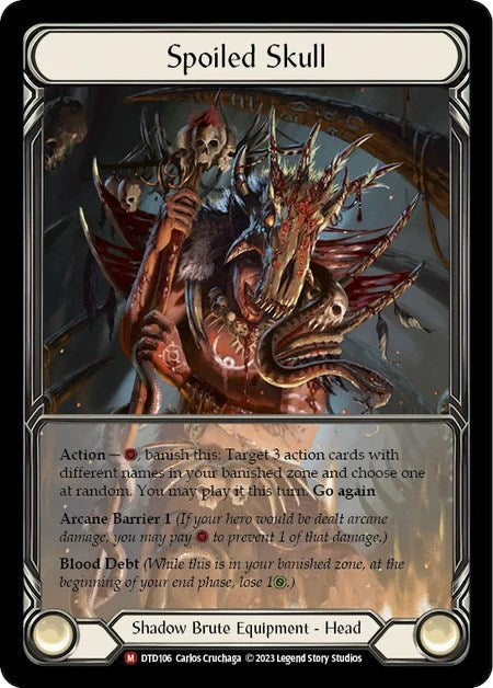 Spoiled Skull [DTD106] (Dusk Till Dawn)  Cold Foil