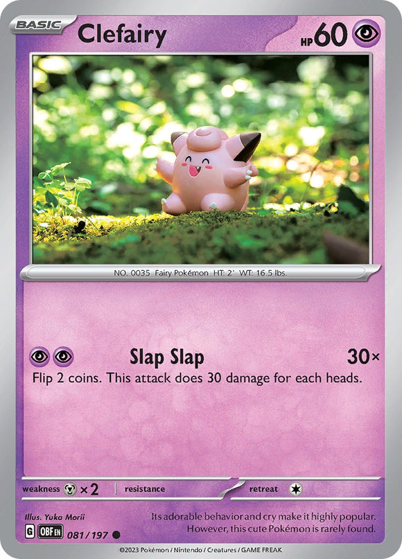 Clefairy [081/197] [Obsidian Flames] Reverse Holofoil