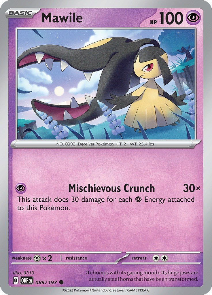 Mawile - 089/197 [089/197] [Obsidian Flames] Reverse Holofoil