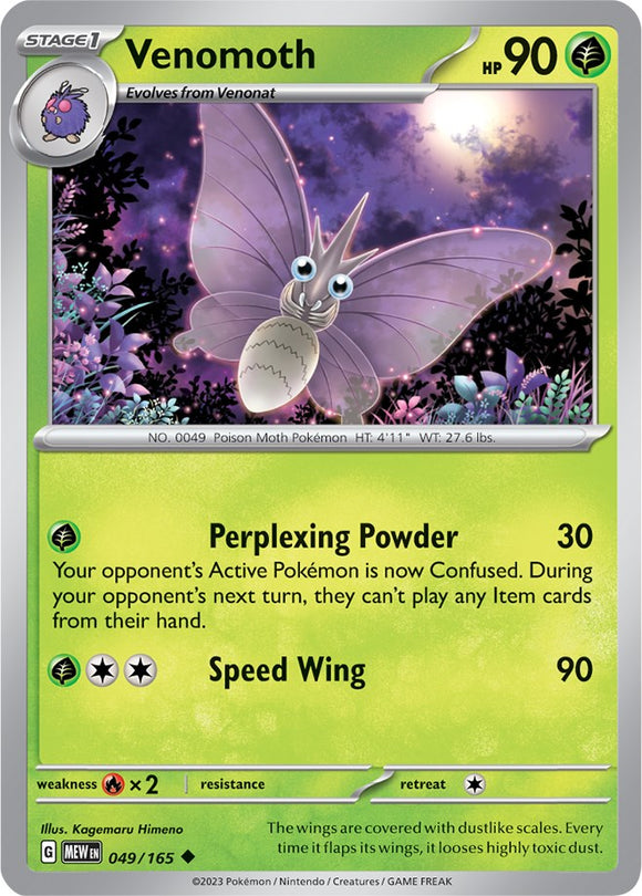 Venomoth (049/165) [Scarlet & Violet:  151]