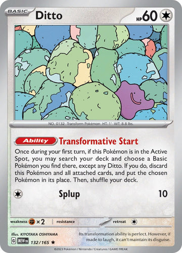 Ditto (132/165) [Scarlet & Violet:  151] Holofoil