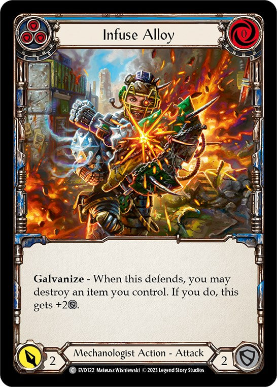 Infuse Alloy (Blue) [EVO122] [Bright Lights] Rainbow Foil
