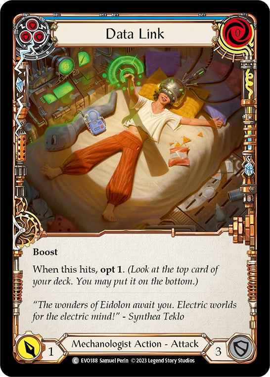 Data Link (Blue) [EVO188] [Bright Lights]