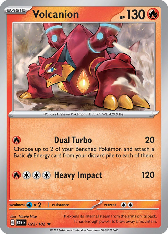 Volcanion (022/182) - [Scarlet & Violet: Paradox Rift] Holofoil