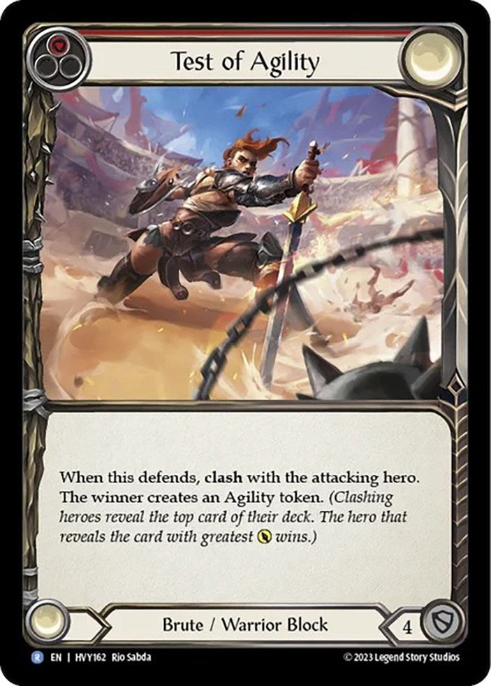 Test of Agility [HVY162] [Heavy Hitters] Rainbow Foil