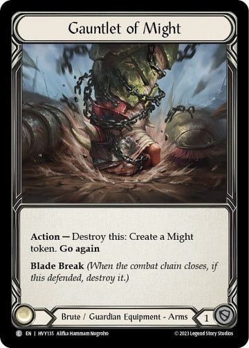 Gauntlet of Might [HVY135] [Heavy Hitters] Cold Foil