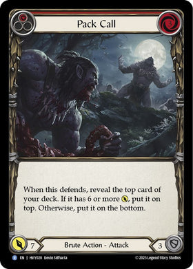 Pack Call (Red) [HVY020] [Heavy Hitters] Rainbow Foil