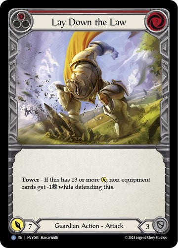 Lay Down the Law [HVY063] [Heavy Hitters] Rainbow Foil