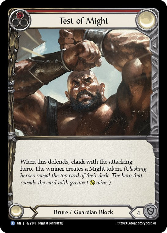Test of Might [HVY141] [Heavy Hitters] Rainbow Foil