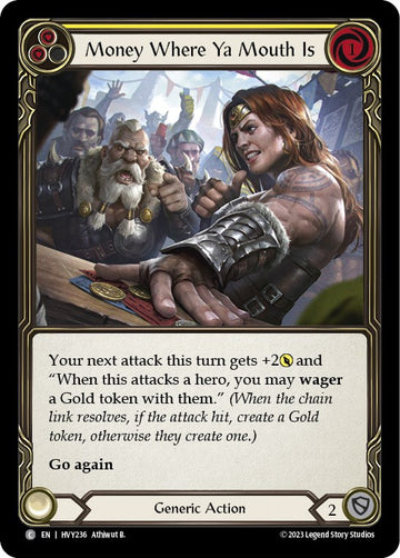 Money Where Ya Mouth Is (Yellow) [HVY236] [Heavy Hitters]