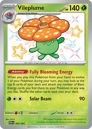 Vileplume [094/091] - (Paldean Fates) Holofoil