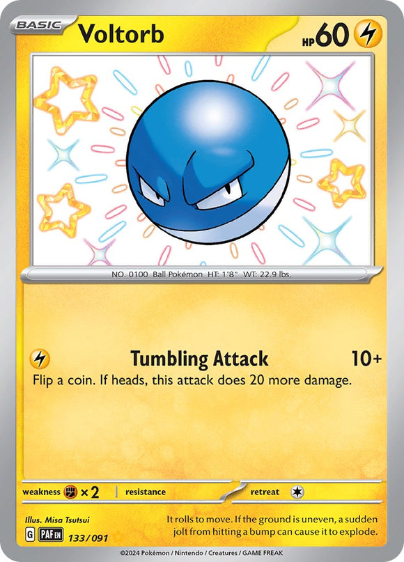 Voltorb [133/091] - (Paldean Fates) Holofoil