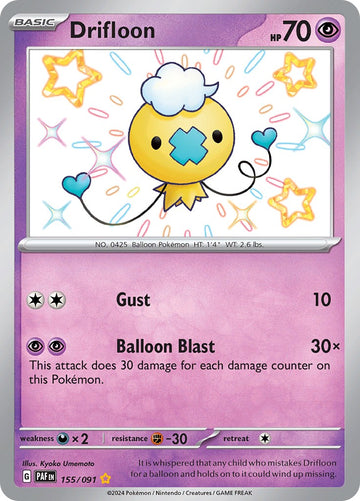 Drifloon [155/091] - (Paldean Fates) Holofoil