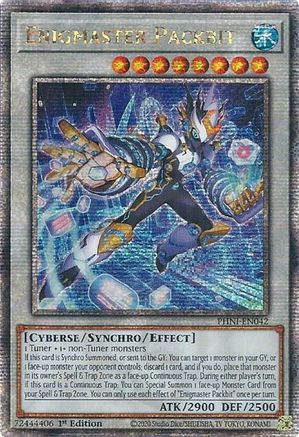 Enigmaster Packbit (Quarter Century Secret Rare) [PHNI-EN042] - () 1st Edition