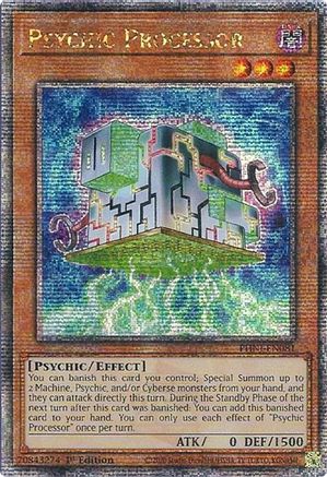 Psychic Processor (Quarter Century Secret Rare) [PHNI-EN081] - () 1st Edition