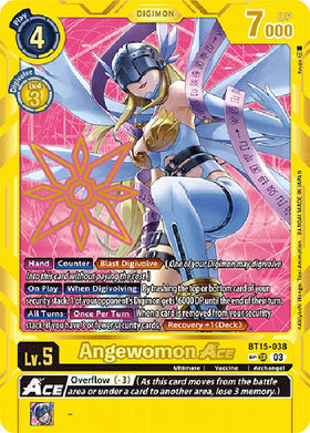 Angewomon ACE (Special Rare) [BT15-038 SP] [Exceed Apocalypse] Foil