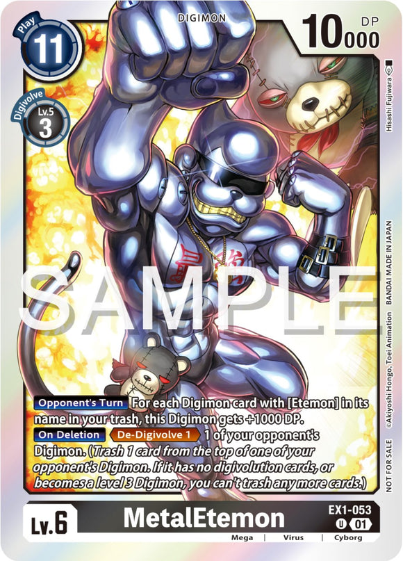 MetalEtemon (Official Tournament Pack Vol.12) [EX1-053 U] [Classic Collection] Foil