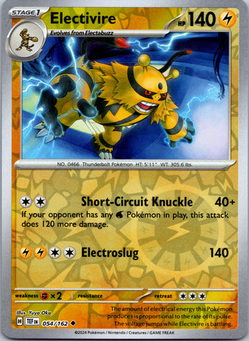 Electivire [054/162] - (Temporal Forces) Reverse Holofoil