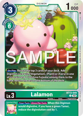 Lalamon (Event Pack 6) [BT13-049 C] [Versus Royal Knights] Foil