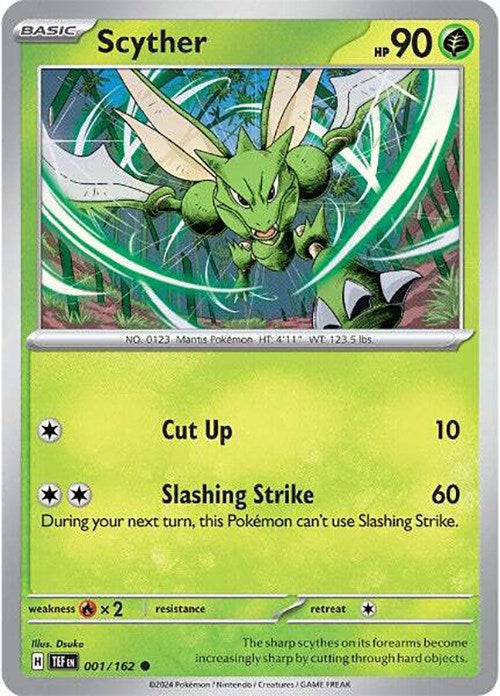 Scyther [1/162] - (Temporal Forces)