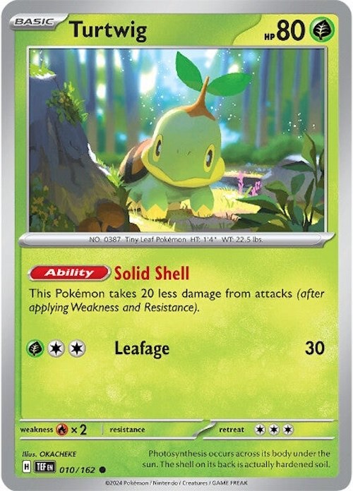 Turtwig [10/162] - (Temporal Forces) Reverse Holofoil