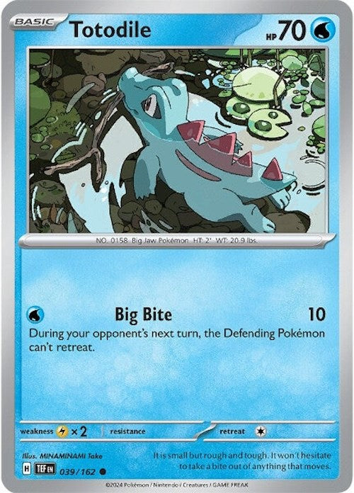 Totodile [39/162] - (Temporal Forces) Reverse Holofoil