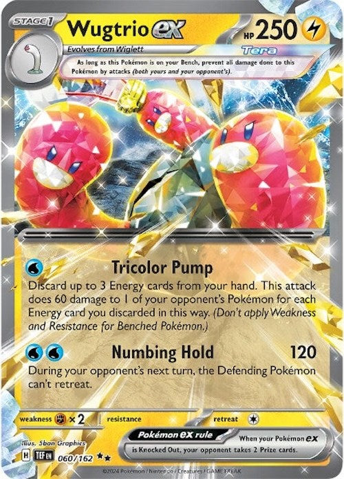 Wugtrio ex [60/162] - (Temporal Forces) Holofoil