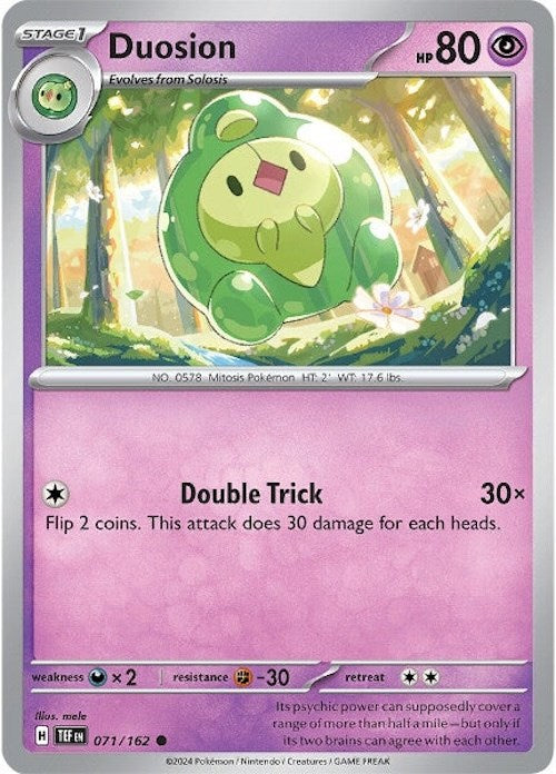 Duosion [71/162] - (Temporal Forces) Reverse Holofoil