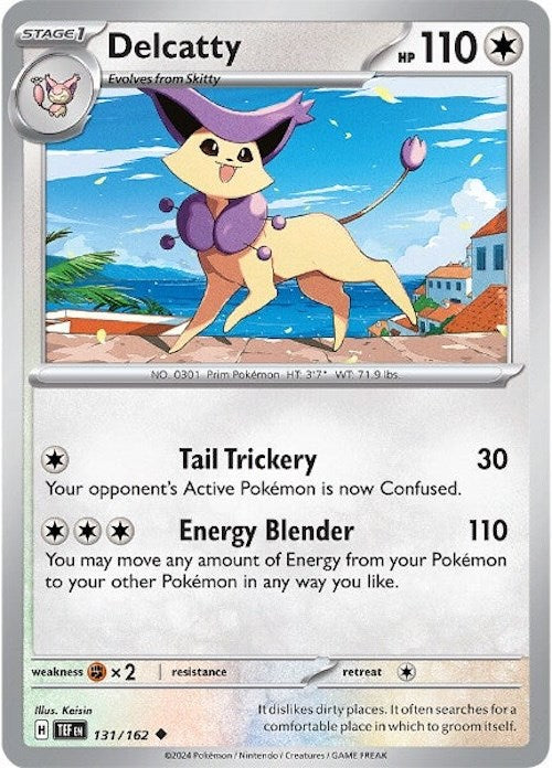 Delcatty [131/162] - (Temporal Forces) Reverse Holofoil