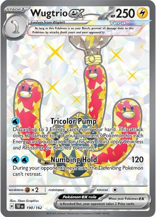 Wugtrio ex [190/162] - (Temporal Forces) Holofoil