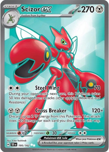 Scizor ex [195/162] - (Temporal Forces) Holofoil