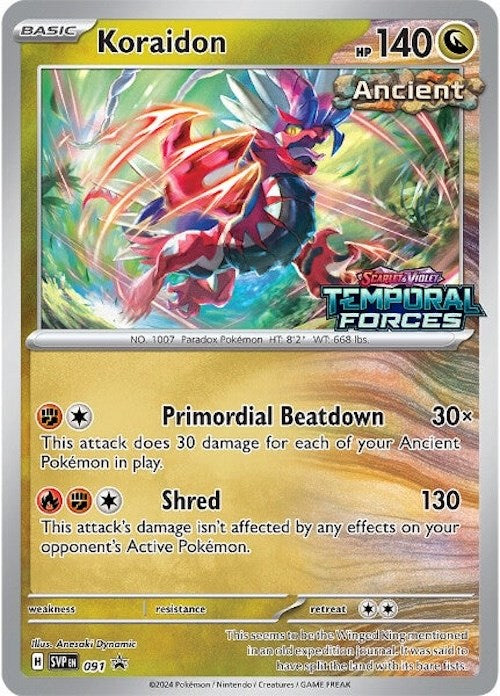 Koraidon - 091 (Prerelease) [091] [Scarlet & Violet Promo Cards] Holofoil