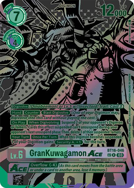 GranKuwagamon ACE (Textured) [BT16-046-R] [Beginning Observer] Foil