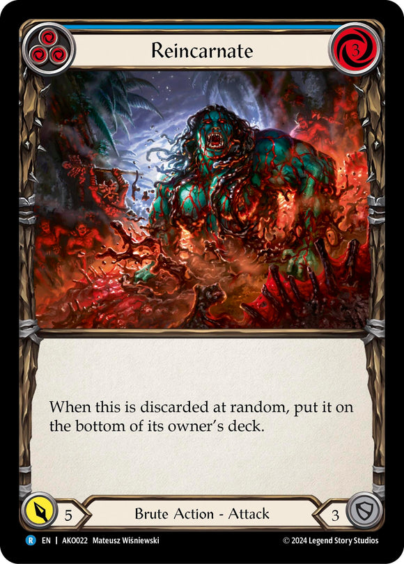 Reincarnate (Blue) [AKO022] [Armory Deck: Kayo]