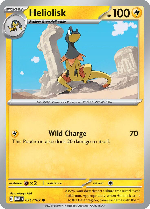 Heliolisk [071/167] - (Twilight Masquerade) Reverse Holofoil