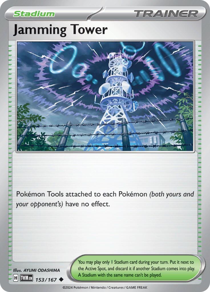 Jamming Tower [153/167] - (Twilight Masquerade) Reverse Holofoil