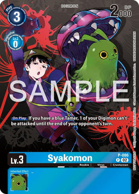 Syakomon - P-086 (Official Tournament Pack Vol.13) [P-086 P] [Digimon Promotion Cards] Foil
