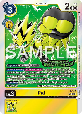 Pal - P-147 (2024 Evolution Cup) [P-147-P] [Digimon Promotion Cards] Foil