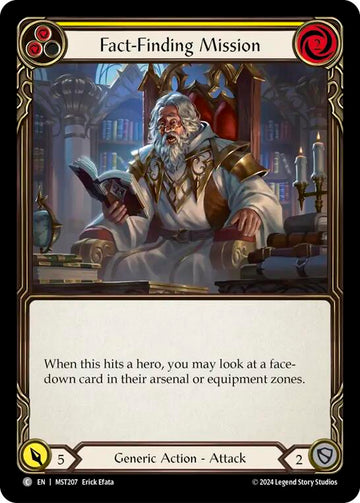 Fact-Finding Mission (Yellow) [MST207] [Part the Mistveil] Rainbow Foil