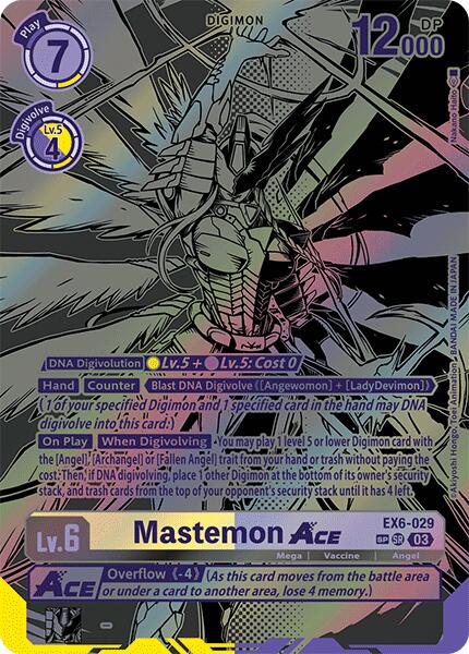 Mastemon ACE (Textured) [EX6-029-SR] [Infernal Ascension] Foil