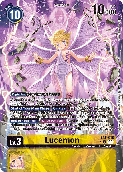 Lucemon (Alternate Art) [EX6-018-R] [Infernal Ascension] Foil