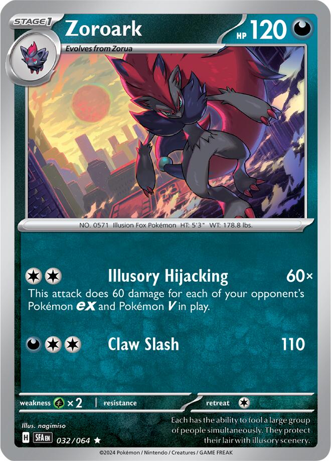 Zoroark [032/064] - (Shrouded Fable) Holofoil