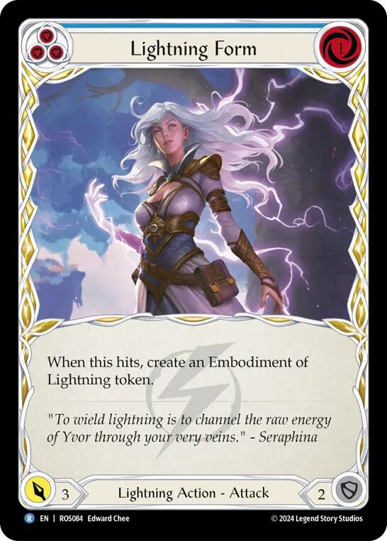 Lightning Form (Blue) [ROS084] [Rosetta] Rainbow Foil
