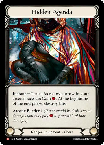 Hidden Agenda [AAZ005] [Armory Deck: Azalea] Rainbow Foil