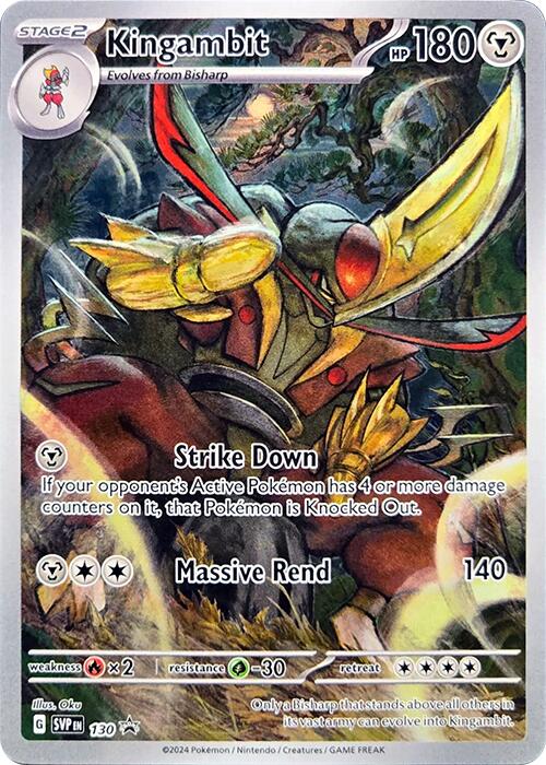 Kingambit - 130 [130] [Scarlet & Violet Promo Cards] Holofoil